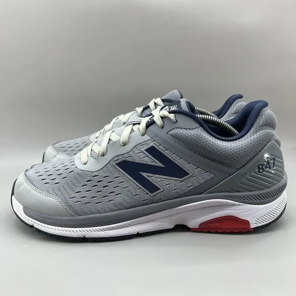 New Balance 847v4 Running Sneakers Men Size 11.5 D Gray Blue Mesh Comfort Shoes
