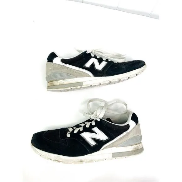 New Balance 996 Rev Lite Black Suede Shoes Size 7