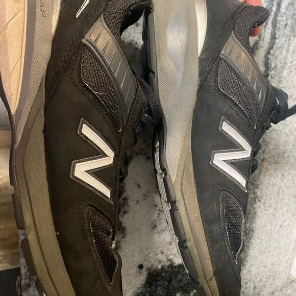 NEW BALANCE M990BK5 990v5 BLACK RUNNING SNEAKER Shoes Men USA SZ 12