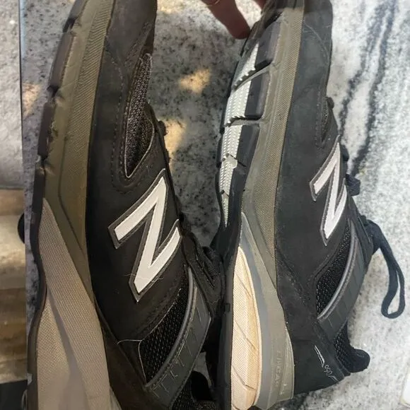 NEW BALANCE M990BK5 990v5 BLACK RUNNING SNEAKER Shoes Men USA SZ 12