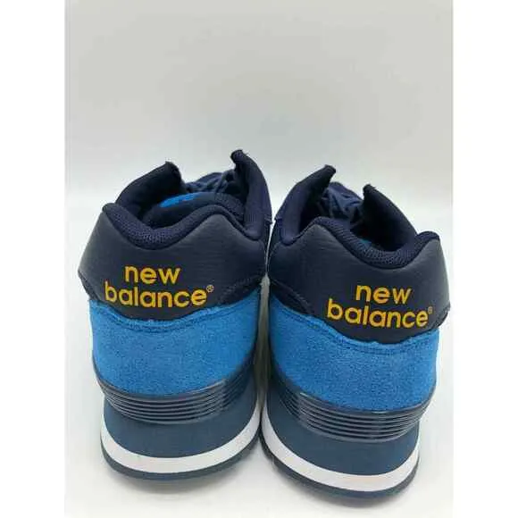 New Balance Men 515 Classics Lifestyle Shoes Navy Blue Yellow ML515OTS Size 10.