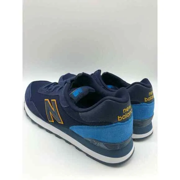 New Balance Men 515 Classics Lifestyle Shoes Navy Blue Yellow ML515OTS Size 10.