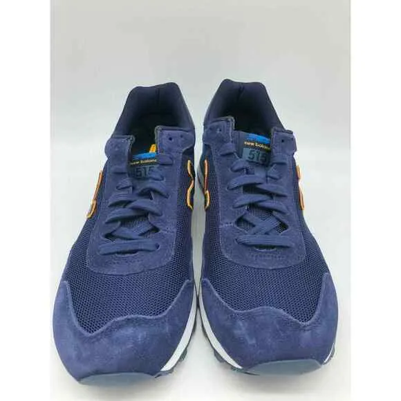 New Balance Men 515 Classics Lifestyle Shoes Navy Blue Yellow ML515OTS Size 10.