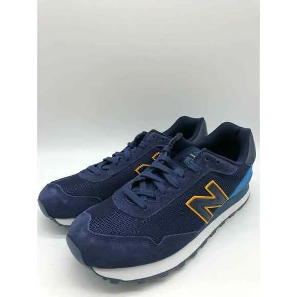 New Balance Men 515 Classics Lifestyle Shoes Navy Blue Yellow ML515OTS Size 10.