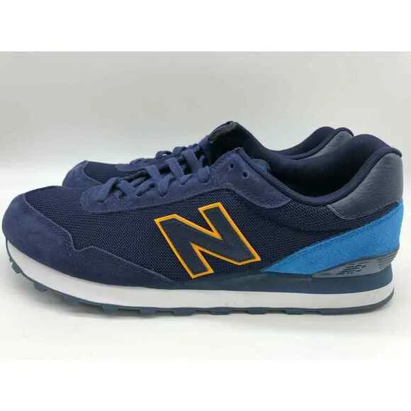 New Balance Men 515 Classics Lifestyle Shoes Navy Blue Yellow ML515OTS Size 10.