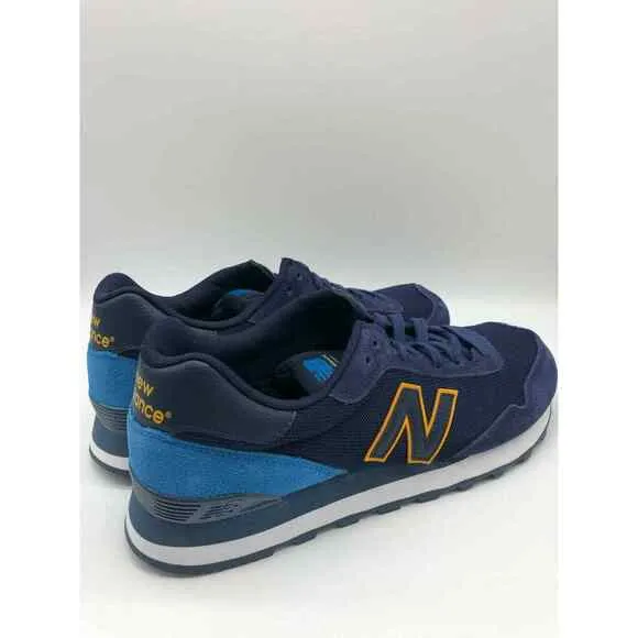 New Balance Men 515 Classics Lifestyle Shoes Navy Blue Yellow ML515OTS Size 10.