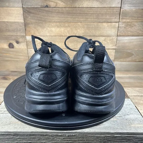 New Balance Mens Size 8.5 2E Wide Comfort Feature Black Safety Shoes MX608AB5