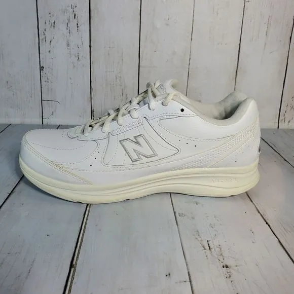 New Balance Shoes Women Size 9.5 2E White WW577WT Walking Casual **NO INSOLES**