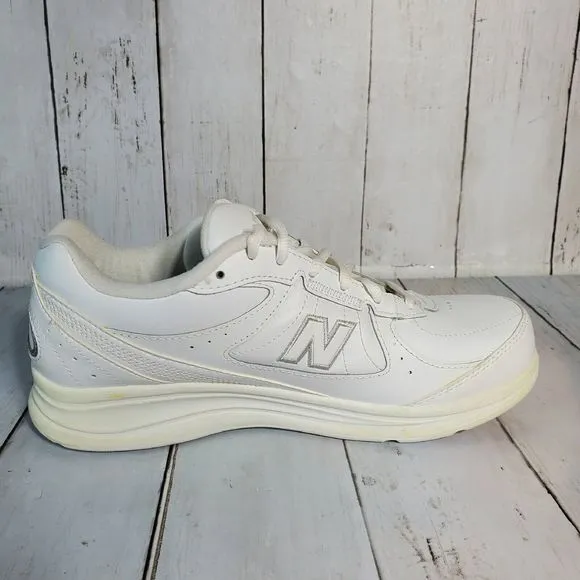 New Balance Shoes Women Size 9.5 2E White WW577WT Walking Casual **NO INSOLES**