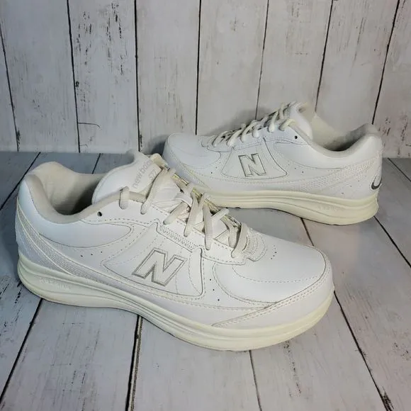 New Balance Shoes Women Size 9.5 2E White WW577WT Walking Casual **NO INSOLES**