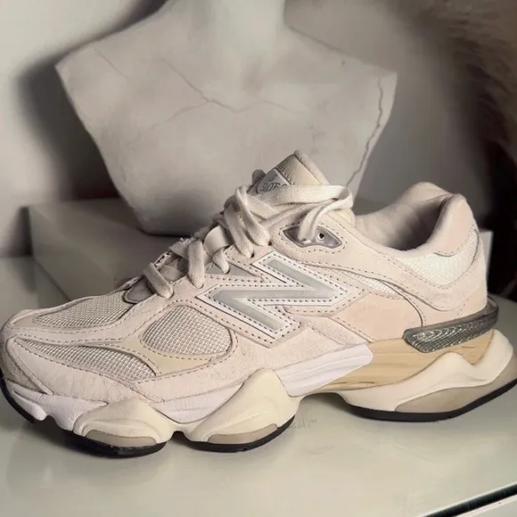 New Balance Women's 9060 Cream Sneakers