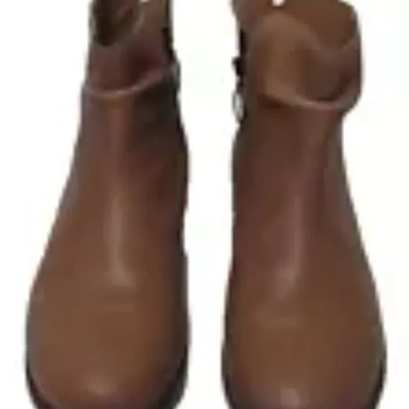 NEW BEEK Leather Quail Booties chocolate for women 1065tn