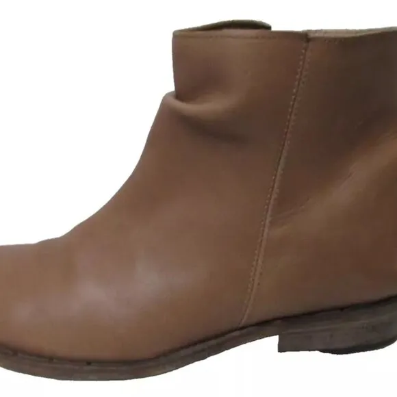 NEW BEEK Leather Quail Booties chocolate for women 1065tn