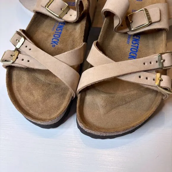NEW Birkenstock Women's Franca Soft Footbed Narrow Fit Slide Sandals US Size 10