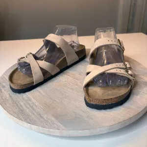 NEW Birkenstock Women's Franca Soft Footbed Narrow Fit Slide Sandals US Size 10