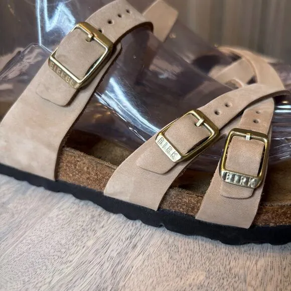 NEW Birkenstock Women's Franca Soft Footbed Narrow Fit Slide Sandals US Size 10