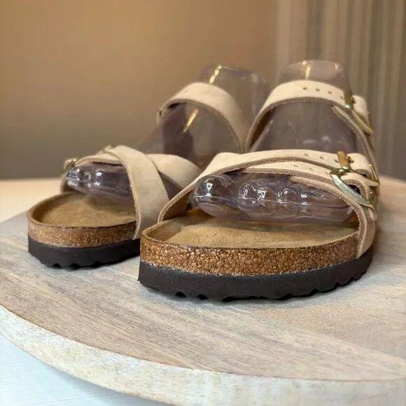 NEW Birkenstock Women's Franca Soft Footbed Narrow Fit Slide Sandals US Size 10