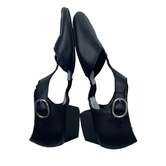 NEW CAPEZIO Pedini 321 Jazz Lyrical Black Leather Split-Sole Shoes Youth 3M-5M