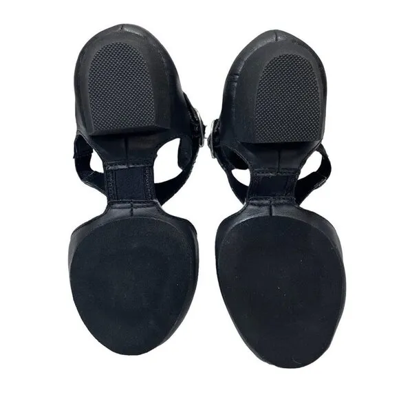 NEW CAPEZIO Pedini 321 Jazz Lyrical Black Leather Split-Sole Shoes Youth 3M-5M