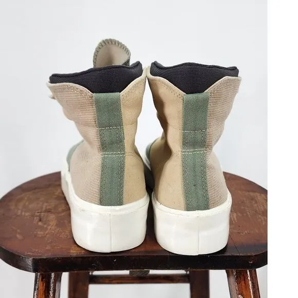 New Converse‎ Skid Grip Hi Green Suede Canvas Size Women's 8