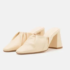 NEW Dear Frances Sherry Mule in Cream size 6/36