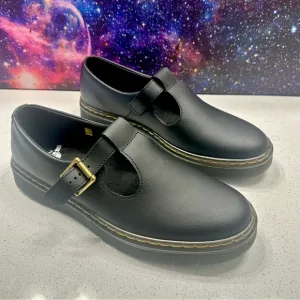 NEW Dr. Martens Zavala MJ Buckle Mary Jane Shoes Black Women Sz 11 UK 9