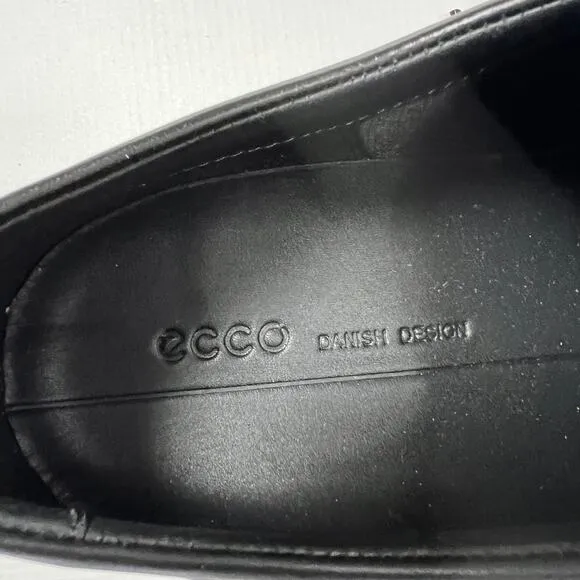 NEW ECCO Soft 7 Leather City Sneaker MENS EU 46 US 12-12.5 Black Shoes NIB