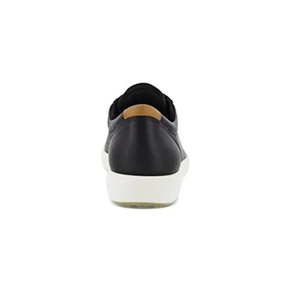 NEW ECCO WOMEN'S SOFT 7 SNEAKER, BLACK, 5-5.5