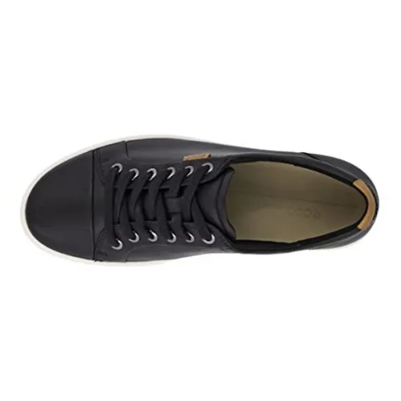 NEW ECCO WOMEN'S SOFT 7 SNEAKER, BLACK, 5-5.5
