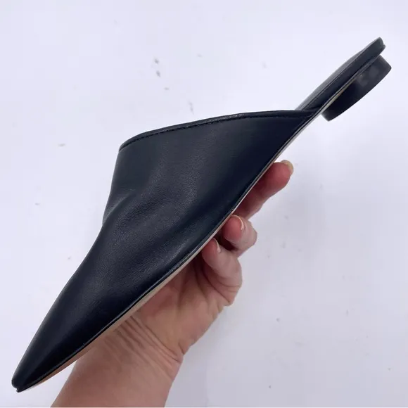 NEW Everlane Black Leather Day Mule in Size 8