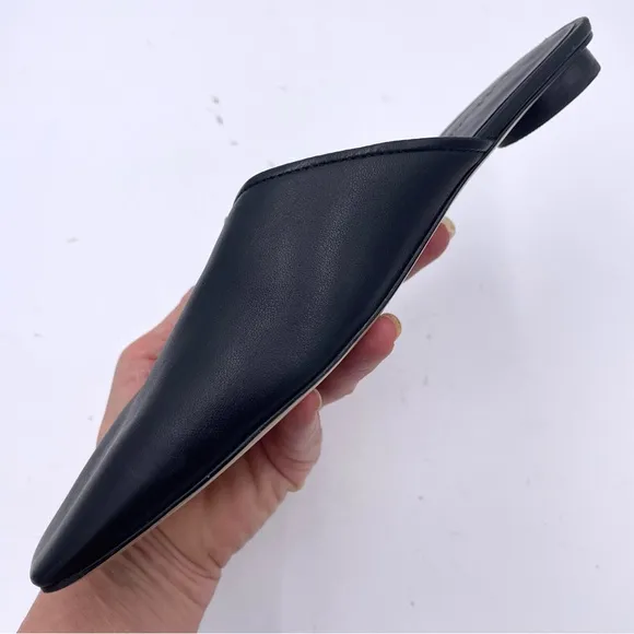 NEW Everlane Black Leather Day Mule in Size 8