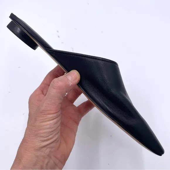 NEW Everlane Black Leather Day Mule in Size 8