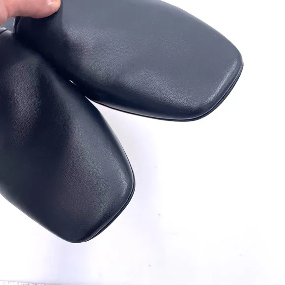 NEW Everlane Black Leather Day Mule in Size 8