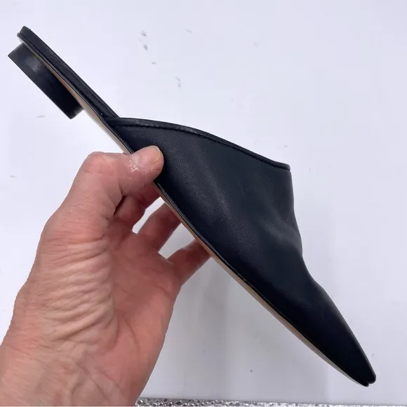 NEW Everlane Black Leather Day Mule in Size 8