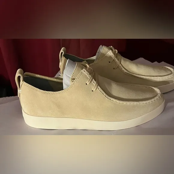 New Everlane Men's Desert Shoes Suede Leather Lace Up Low Top Loafers, Size 11