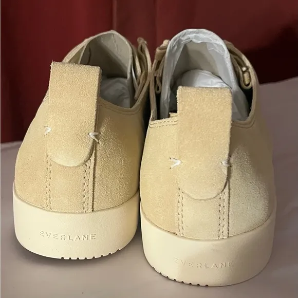 New Everlane Men's Desert Shoes Suede Leather Lace Up Low Top Loafers, Size 11