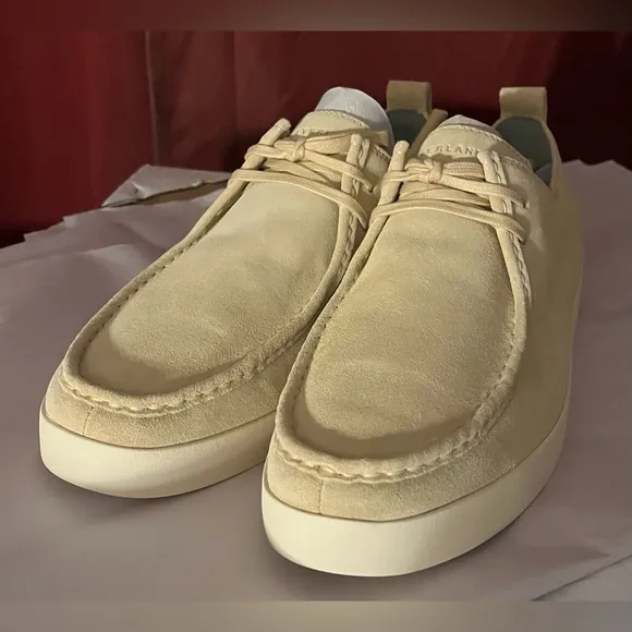 New Everlane Men's Desert Shoes Suede Leather Lace Up Low Top Loafers, Size 11