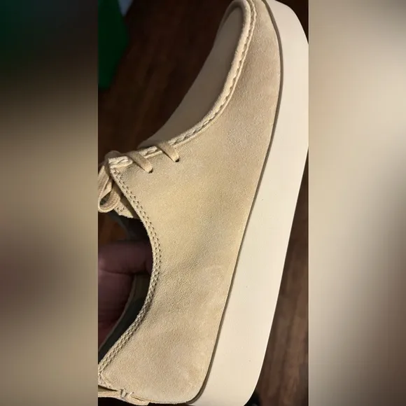New Everlane Men's Desert Shoes Suede Leather Lace Up Low Top Loafers, Size 9.5