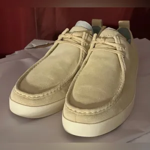 New Everlane Men's Desert Shoes Suede Leather Lace Up Low Top Loafers, Size 9.5