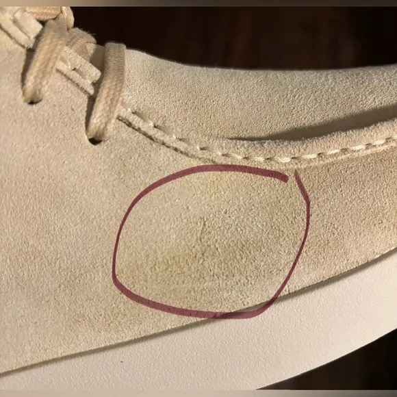 New Everlane Men's Desert Shoes Suede Leather Lace Up Low Top Loafers, Size 9.5