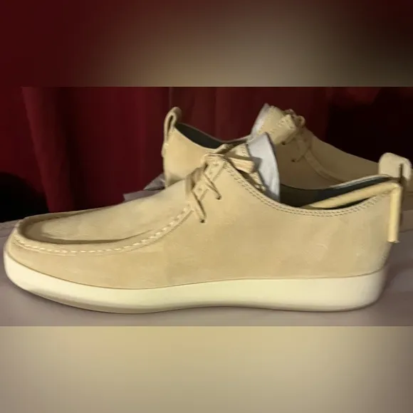 New Everlane Men's Desert Shoes Suede Leather Lace Up Low Top Loafers, Size 9.5