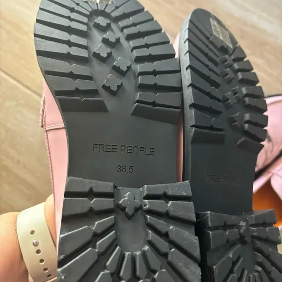 NEW Free People Liv penny loafers pink shoes