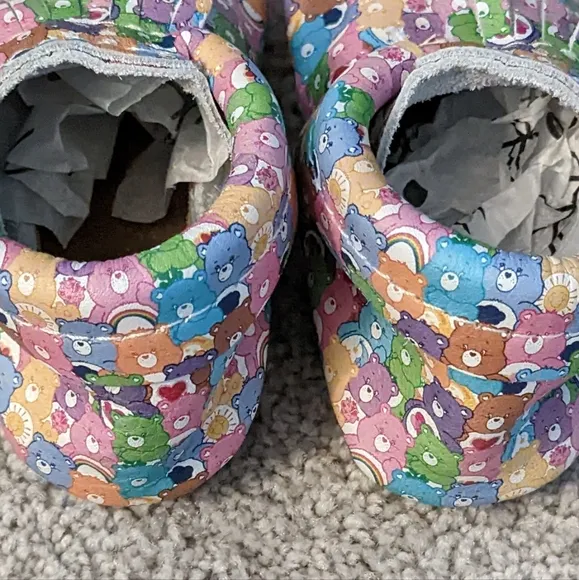 NEW Freshly Picked Care Bear Stare City Moccasins, 4