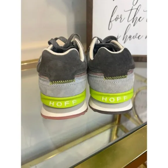 NEW Hoff Antwerp Sneakers Shoes Suede Leather Colorblock Size: 6