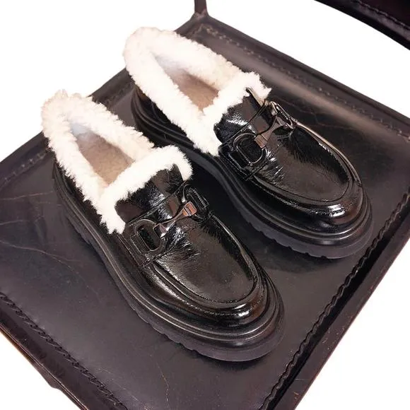 NEW HOMERS women's siena shoes in superluxe black-polar