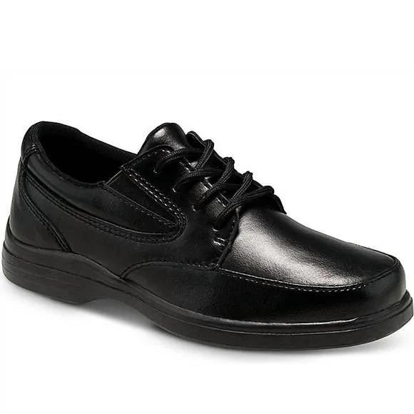 NEW HUSH PUPPIES boy’s ty oxford dress shoes in black