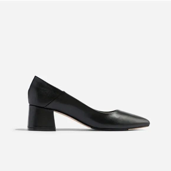 NEW IN BOX Nisolo Fiorela Go-To Mid Heel in Black, Size 8