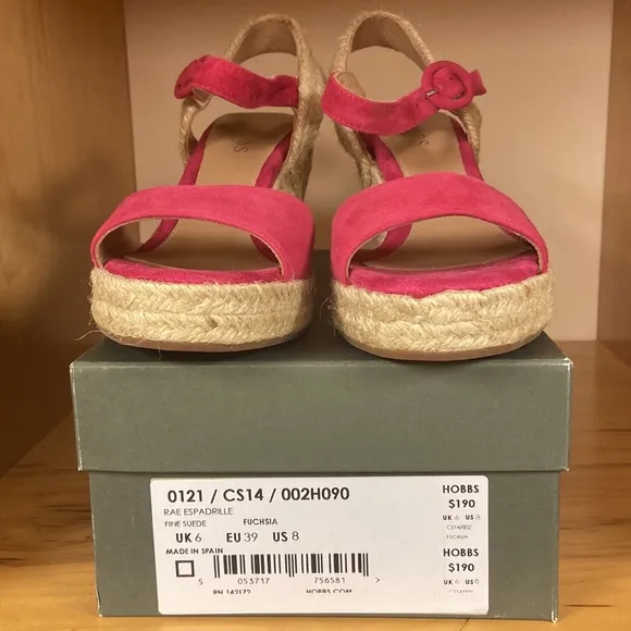 NEW IN THE BOX HOBBS OF LONDON WOMEN SHOES SIZE 8