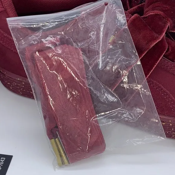 NEW Kid's Puma Suede Maroon