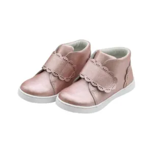 NEW L'AMOUR girl's colette sneakers in glitter pink